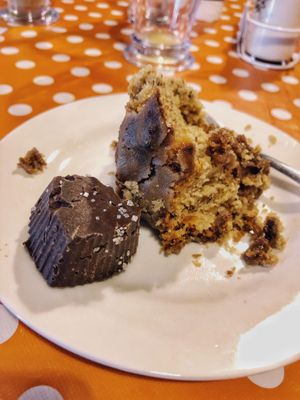 The selection of cakes are heavenly ♥️ at Manchester Vegan Cafe in Manchester