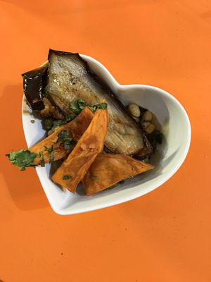 Salads at Manchester Vegan Cafe in Manchester