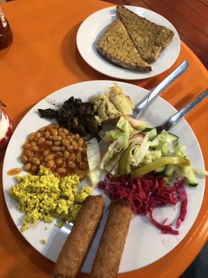 Full English breakfast (£6) at Manchester Vegan Cafe in Manchester