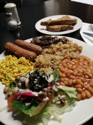 Breakfast at Manchester Vegan Cafe in Manchester