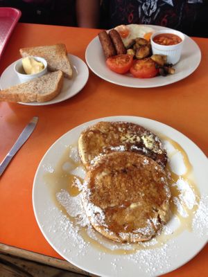 vegan breakfast at Manchester Vegan Cafe in Manchester