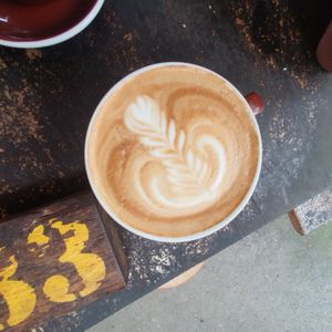 Latte at Folk in Byron Bay