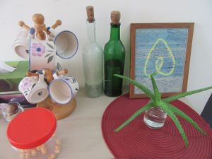 Aloe Vera is good for health. And nice too ;-) at U are Brilliant Homestay in Penang