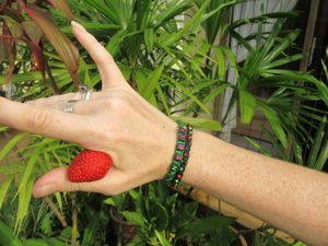 Vegan macrame bracelet from BrilliantHandmade at U are Brilliant Homestay in Penang