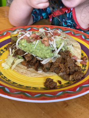  Single vegan crane taco  #Veganuary at Hugo's Cocina  in San Diego