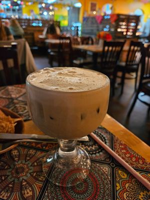Vegan horchata at Hugo's Cocina  in San Diego