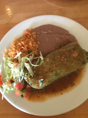 Avocado enchilada combo plate  at Hugo's Cocina  in San Diego