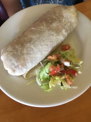 Bean and cheese burrito  at Hugo's Cocina  in San Diego