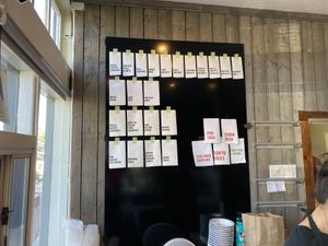 Daily menu  at Grains  in San Diego