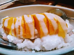 Mango Sticky Rice at Grains  in San Diego