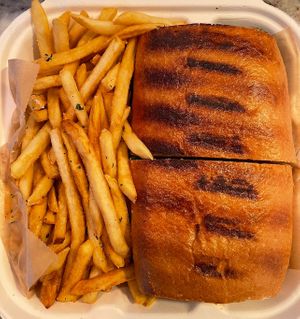 bahn mi   at Grains  in San Diego