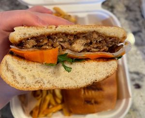 bahn mi  at Grains  in San Diego