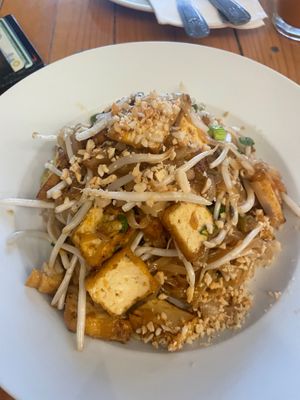 Pad Thai with just egg at Grains  in San Diego
