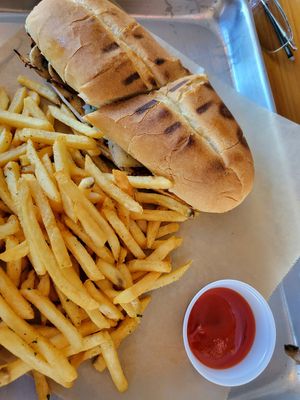 Philly Cheese Steak at Grains  in San Diego