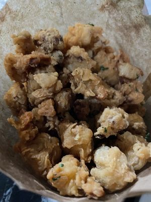 Popcorn chicken   at Grains  in San Diego