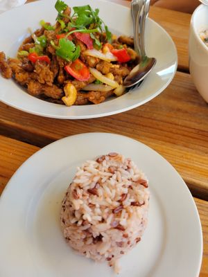 With 🍚 at Grains  in San Diego