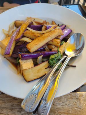 Eggplant 🍆 at Grains  in San Diego