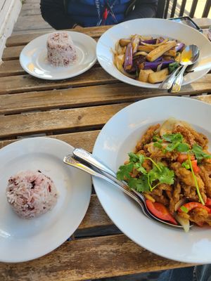 ... and rice at Grains  in San Diego