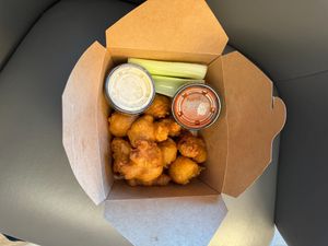 Buffalo Cauliflower Wings. at Grains  in San Diego