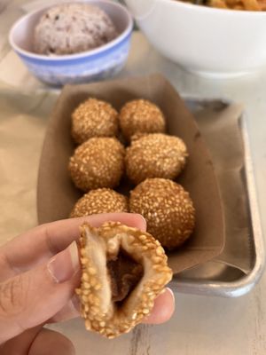 Dragon balls  at Grains  in San Diego