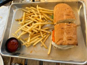 Bahn Mi Pulled "Pork" Sandwich at Grains  in San Diego