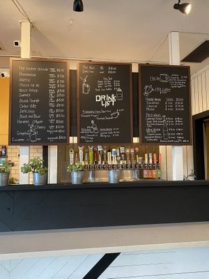 Many drink choices  at Grains  in San Diego