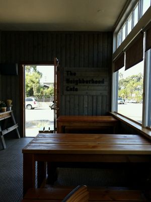 picture at side enterence at Grains  in San Diego