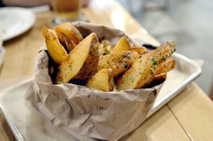 Potato Wedges  at Grains  in San Diego