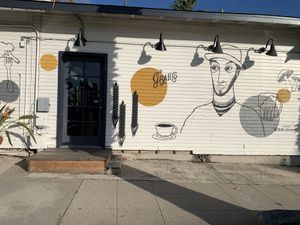 Outside   at Grains  in San Diego