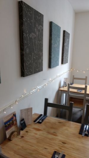 upstairs at Chapter 17 in Hebden Bridge