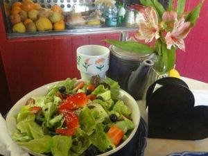 salad at Fortuna Cafe in Sintra