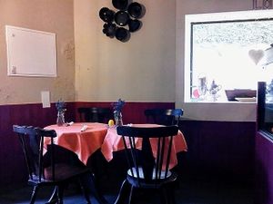 inside at Fortuna Cafe in Sintra