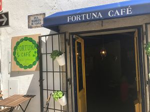 great little cafe near sintra at Fortuna Cafe in Sintra