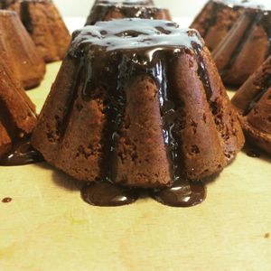 Vegan Cocoa And hazelnut muffins  at Fortuna Cafe in Sintra