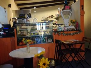 kitchen at Fortuna Cafe in Sintra