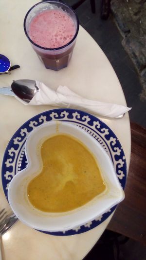 Vegetable soup at Fortuna Cafe in Sintra