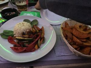 Asked for a vegan option and ordered extra wedges  at Patrick's Pub in Maribor