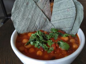 bean chilli at The Longhouse Cafe in Brighton