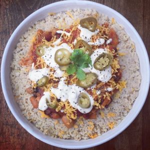 Chilli at The Longhouse Cafe in Brighton