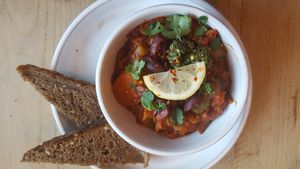 Tagine  at The Longhouse Cafe in Brighton