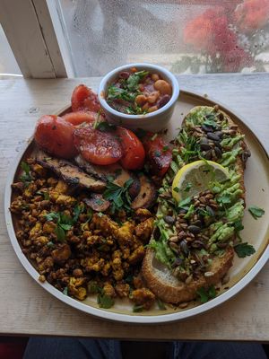 Full Breakfast - best I've ever had! 😋 at The Longhouse Cafe in Brighton