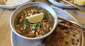 Delicious meal!  at The Longhouse Cafe in Brighton