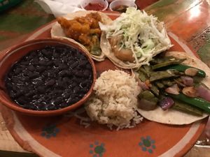 taco plate at La Santisima in Phoenix