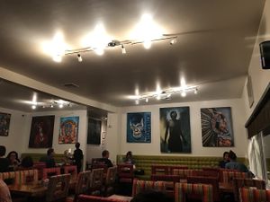 seating in the expanded area of the restaurant  at La Santisima in Phoenix