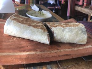 Burrito! Vegan  at La Santisima in Phoenix