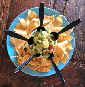 Chips and guacamole  at La Santisima  in Glendale