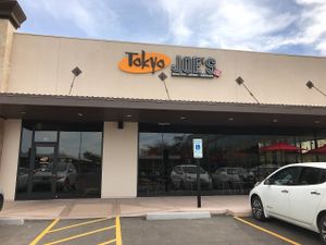 outside at Tokyo Joe's in Scottsdale