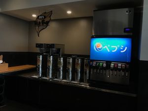 beverage station at Tokyo Joe's in Scottsdale