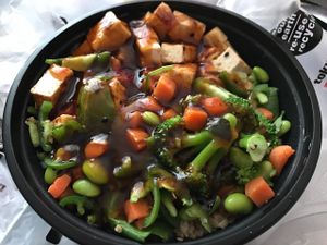 Tofu Bowl with Spicy-Aki sauce at Tokyo Joe's in Scottsdale
