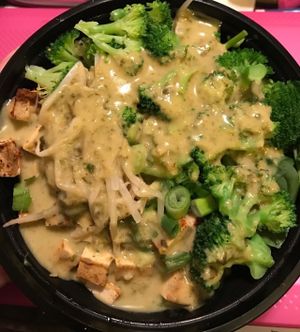 Green Curry Bowl with Tofu, Brown Rice, & Veggies at Tokyo Joe's in Scottsdale